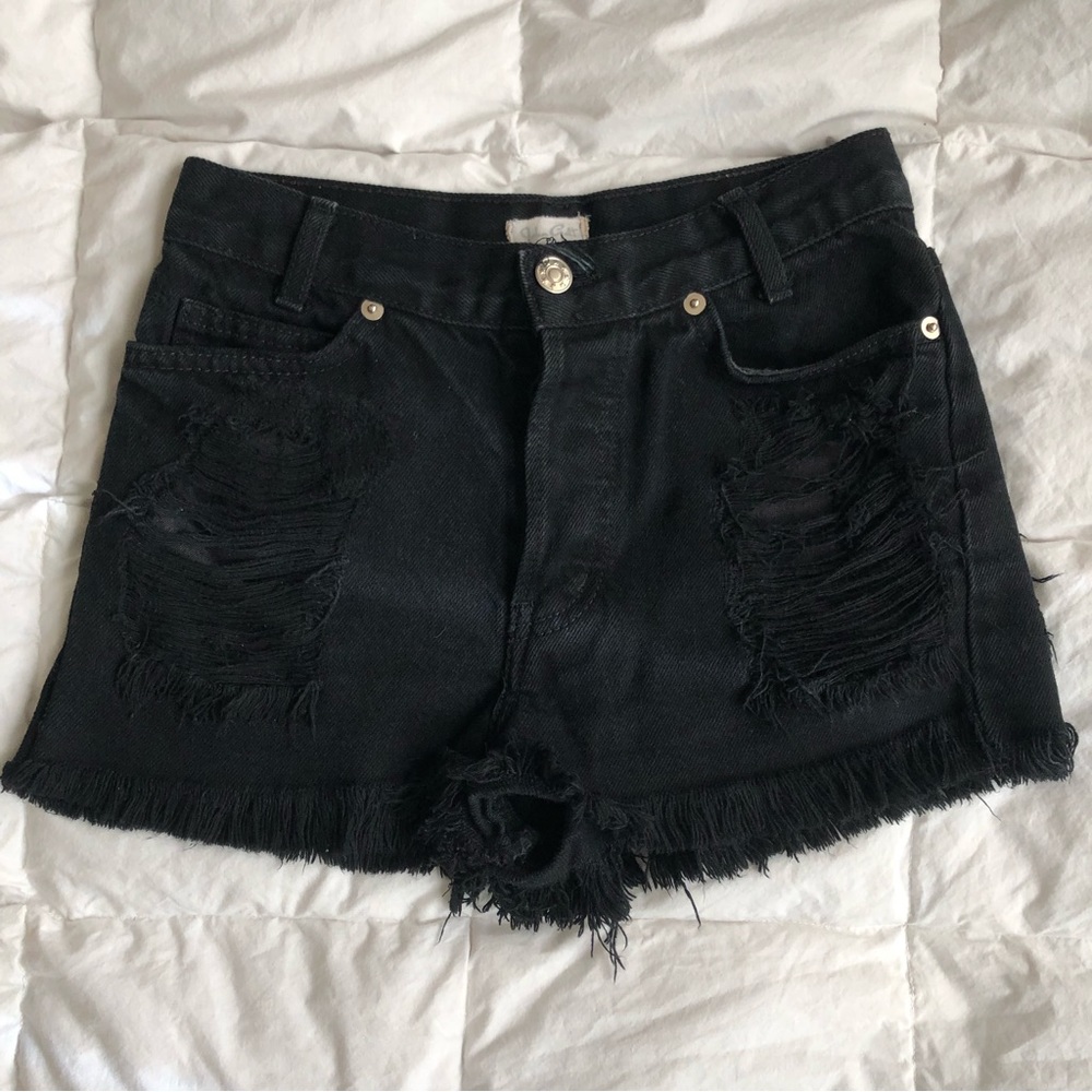 brandy melville high waisted shorts